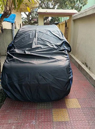 Sneha Patel's car cover